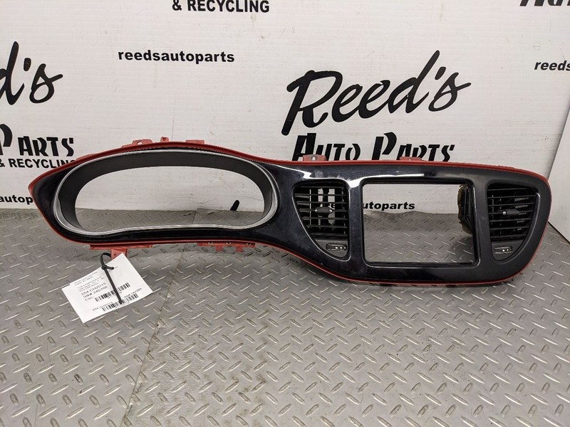 13-16 Dodge Dart Dash Speedometer Cluster Radio Ruby Red Trim Bezel1165708