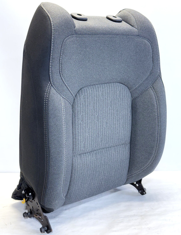 ✅ 2019-25 RAM 1500 5th OEM FRONT RIGHT CLOTH SEAT UPPER BACK CUSHION GRAY w/ BAG