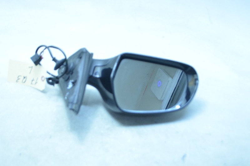 15-18 AUDI Q3 FRONT LEFT DRIVER DOOR SIDE VIEW MIRROR BLACK OEM