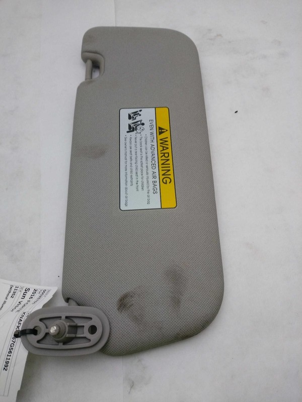 2016 KIA Forte Sun Visor Black Used OEM Part 465929 65000 Mileage