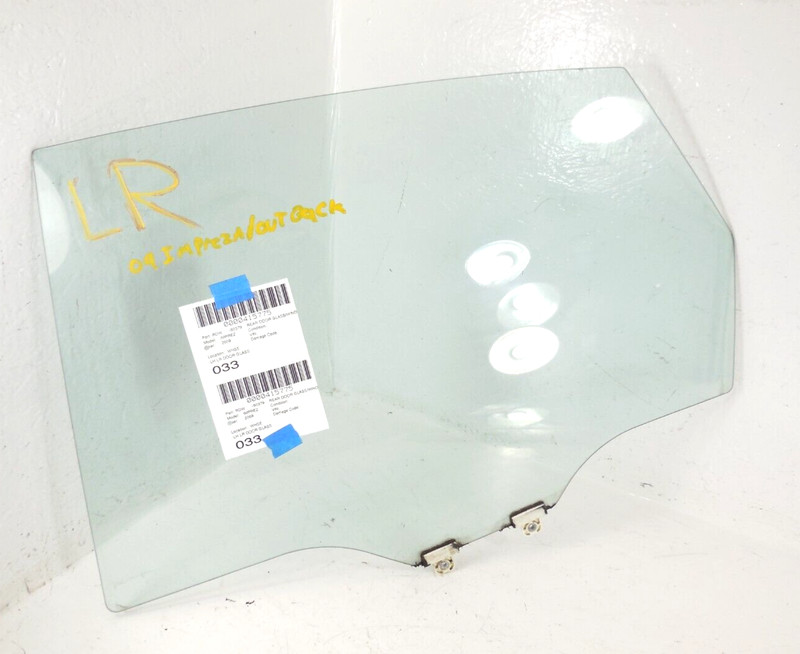 09-14 Subaru Impreza 2.5L Rear Door Window Glass Driver Left OEM From 10/21/08