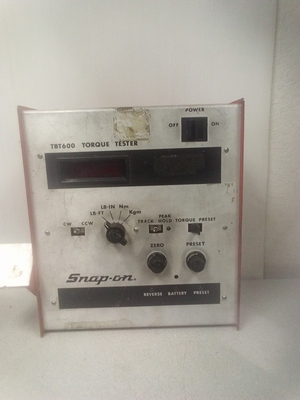 TBT600 SNAP ON TORQUE TESTER NO POWER SUPPLY