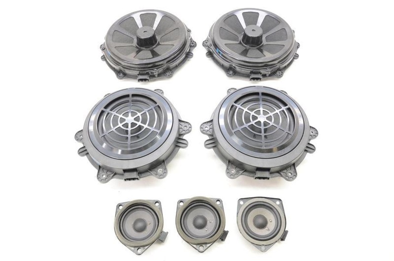 2010-2016 Porsche Panamera 970 4.8L Set of 7 Bose Door Speakers