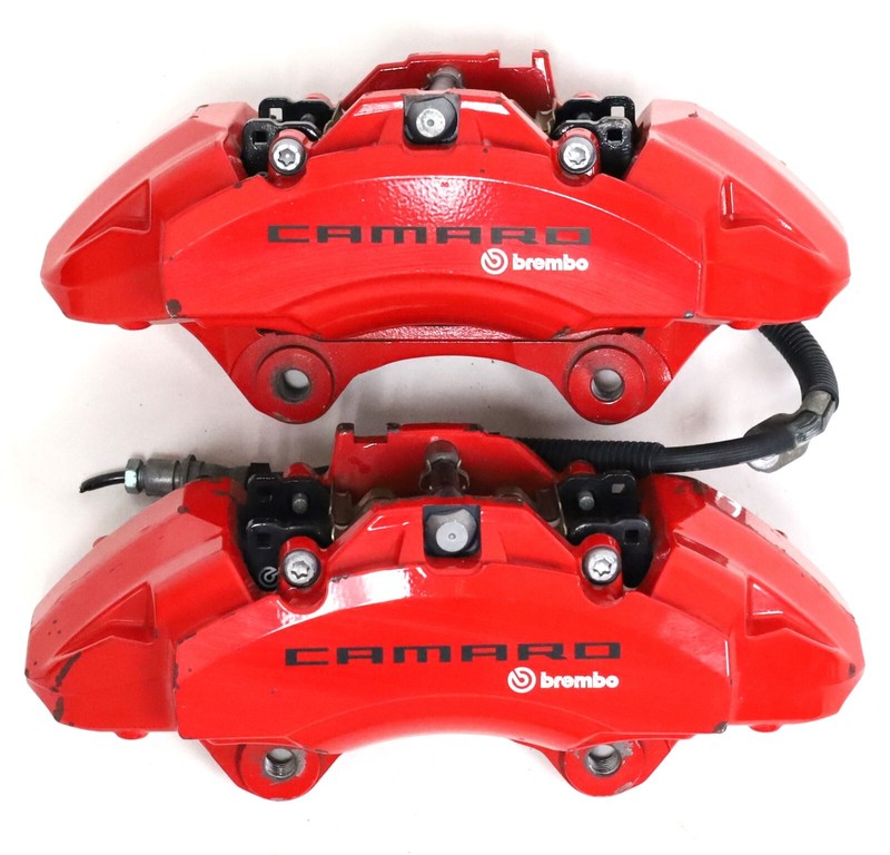 2023 Chevrolet Camaro SS Red BREMBO Brake Calipers Front Left Right USED OEM GM