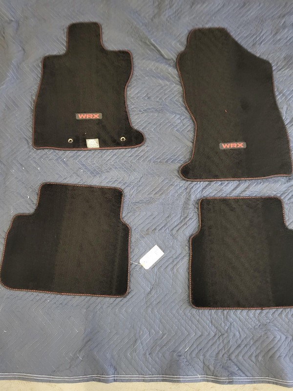 Used Oem Subaru Front & Rear Floor Carpet Mats 4PC 2023 for WRX 2022 2024