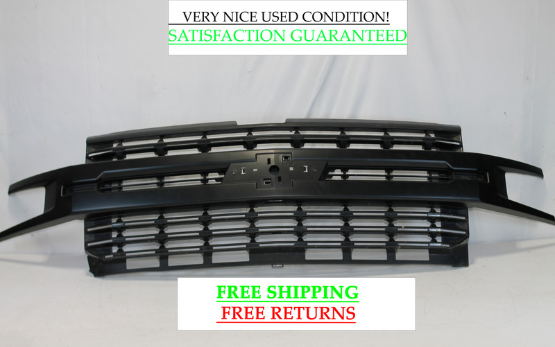 2019-2021 CHEVROLET SILVERADO 1500 GRILL GRILLE WITHOUT CAMERA NICE OEM