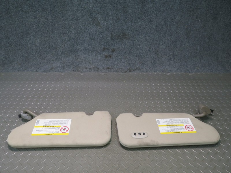 2004-2009 CADILLAC XLR FRONT LEFT & RIGHT SUN VISOR SET OF 2