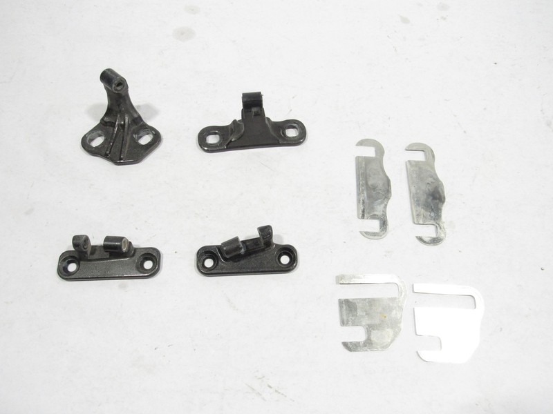11 12 Fisker Karma 2012 Rear Right Passenger Door Upper Lower Hinges |@2