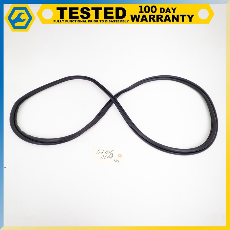 04-10 BMW M6 650CI REAR TRUNK LID WEATHER STRIP SEAL RUBBER OEM