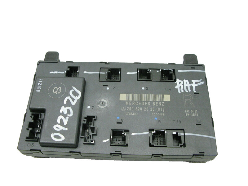 03-09 MERCEDES W209 CLK500 CLK320 CLK550 DOOR CONTROL MODULE PASSENGER RIGHT 092