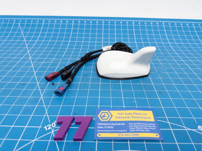 07-11 Mercedes Benz W211 W219 ROOF SHARK FIN GPS ANTENNA White C650 OEM