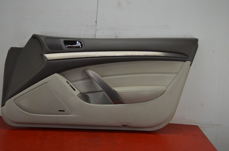 11-13 INFINITI G37 COUPE FRONT RIGHT PASSENGER SIDE INTERIOR DOOR PANEL OEM