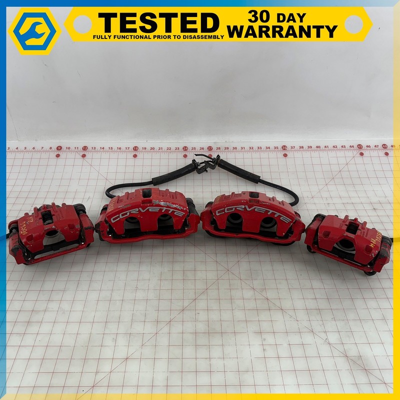 05-13 CHEVROLET CORVETTE C6 FRONT REAR LEFT RIGHT BRAKE CALIPER ASSEMBLY SET OEM
