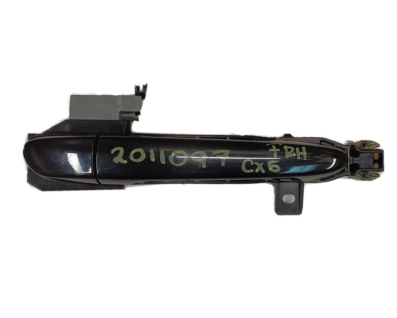 13 15 MAZDA CX5 OUTSIDE DOOR HANDLE RIGHT SIDE PCODE 41W BLACK OEM BJS75841X51