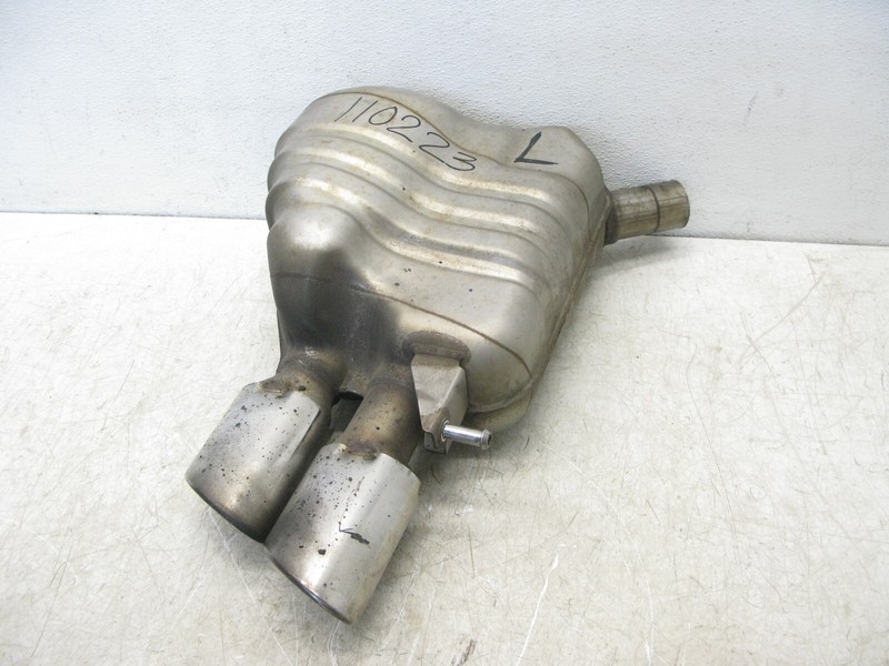 13-17 AUDI 8T S5 FULL REAR LEFT SECTION EXHAUST PIPE MUFFLER OEM 110223