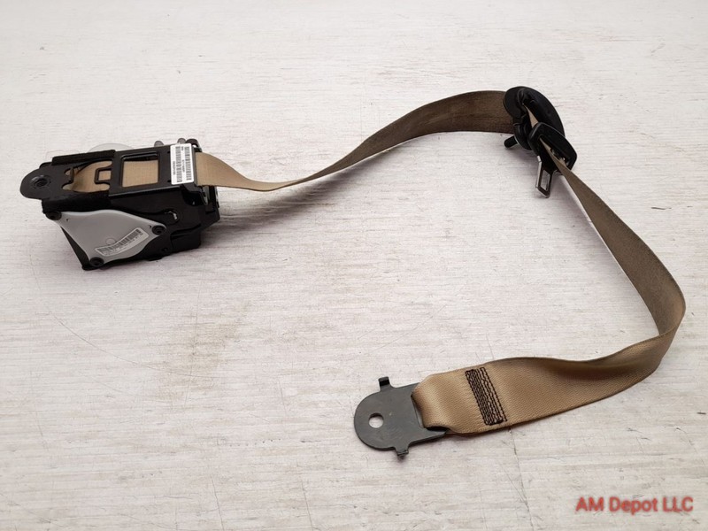 2011 BMW X5 X6 E70 E71 35i 40i Front Left Driver Seat Belt Retractor Beige