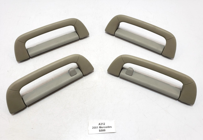 ✅ 00-06 OEM Mercedes W220 S430 S500 Front Rear Interior Roof Grab Handle SET