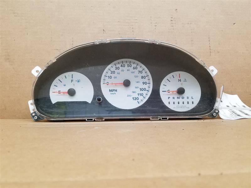 Speedometer Cluster White Face Without Tachometer MPH Fits 05 CARAVAN 260204