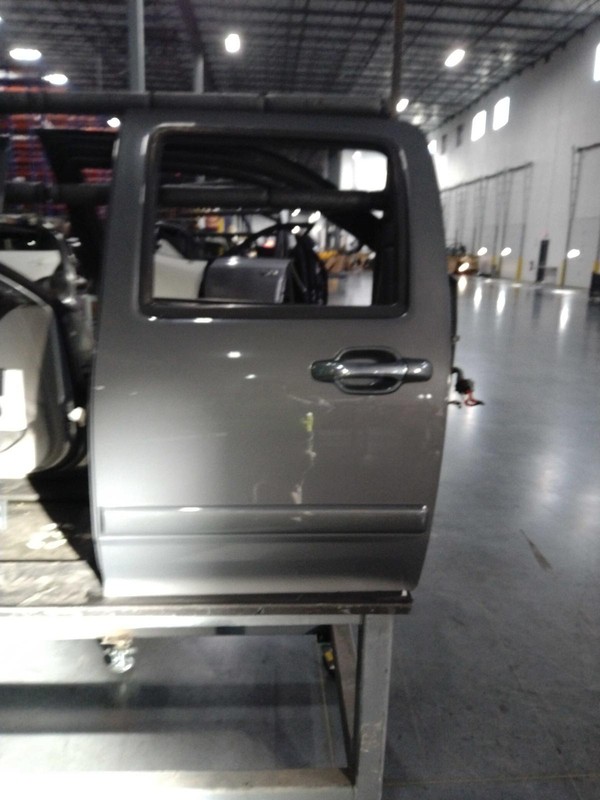 2009 GMC Canyon Left Rear Door Grey 256816 Used 93k Miles OEM Part