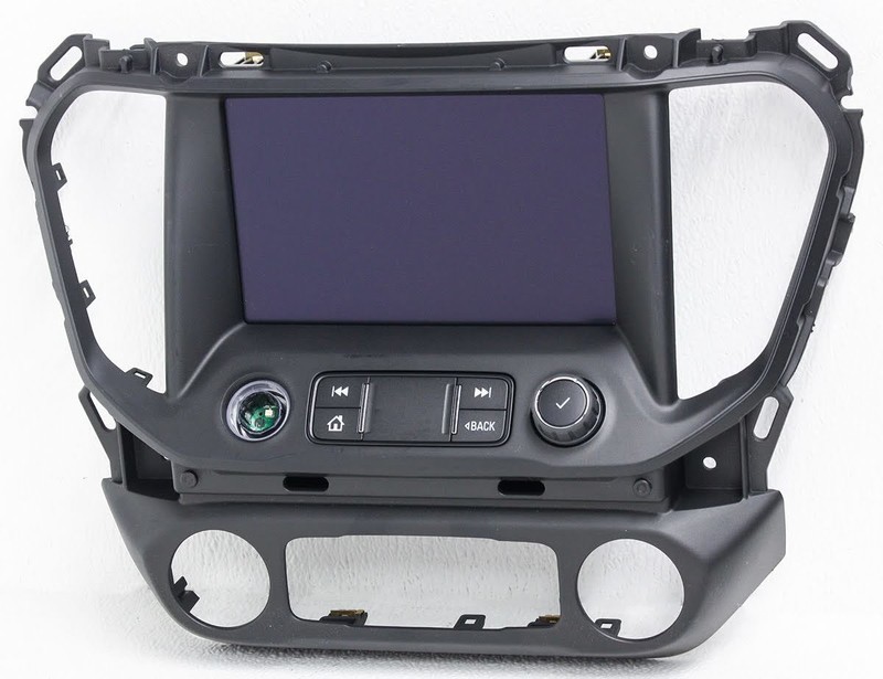 OEM GMC Acadia In-dash Display 84689136, 87819688 Scratches Missing Knob