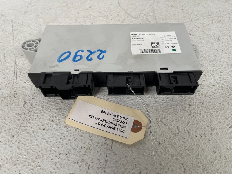 ⭐2010-2013 BMW 5-SERIES THEFT LOCKING CAS COMPUTER CONTROL MODULE OEM LOT2290