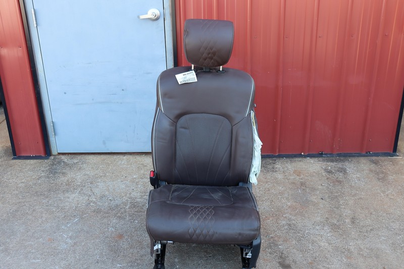 2015-2017 INFINITI QX80 FRONT LEFT DRIVER SIDE SEAT LEATHER BROWN ASSEMBLY OEM