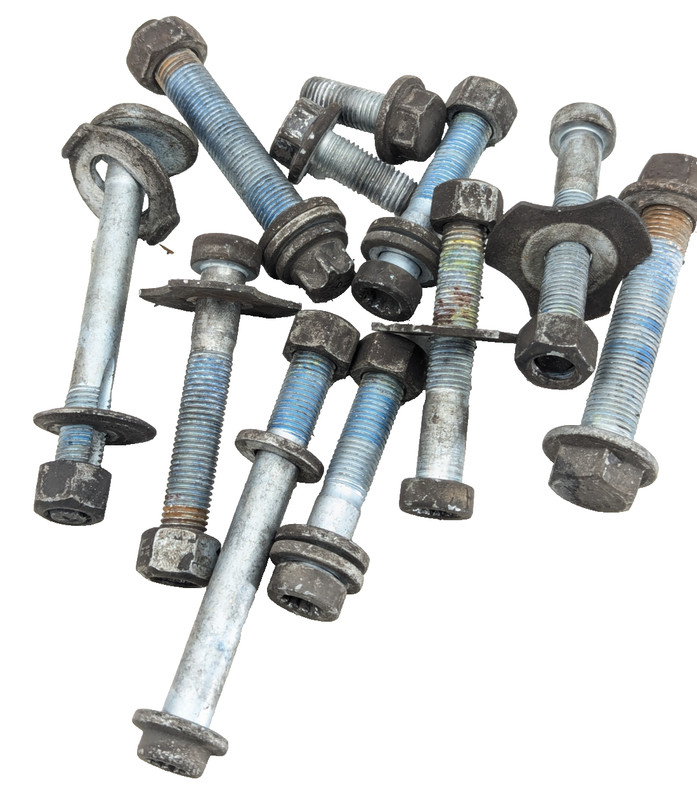 2003-2006 Mercedes S500 4MATIC Rear Driver Suspension Bolts Set OEM