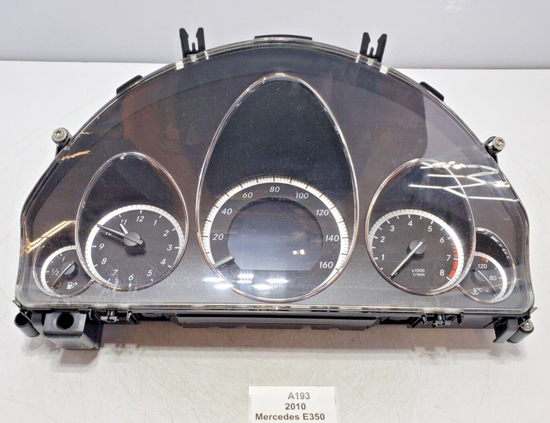 ✅ 2010-2011 OEM Mercedes W207 E350 Coupe Speedometer Instrument Cluster Black