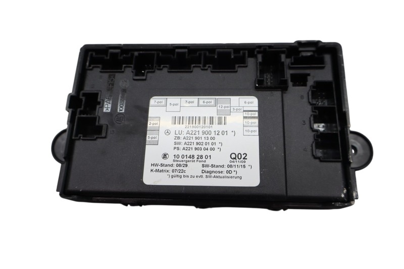 07-13 Mercedes W221 S400 S550 Rear Right Passenger Side Door Control Module OEM
