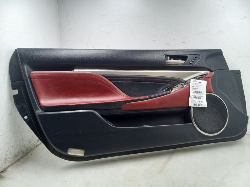 15-19 LEXUS RC350 3.5L RWD AT DRIVER SIDE FRONT DOOR TRIM PANEL