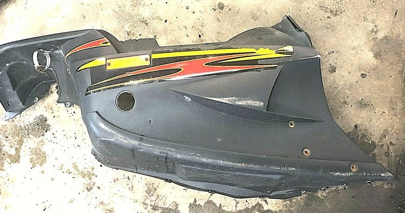Arctic Cat Snowmobile F5 F6 F7 EFI Left hand bellypan 2706-225