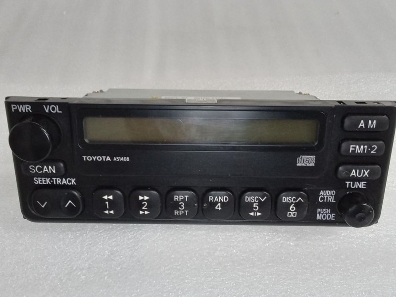 Audio Equipment Radio Receiver ID A51408 On Face Plate Fits 00-05 ECHO 62657