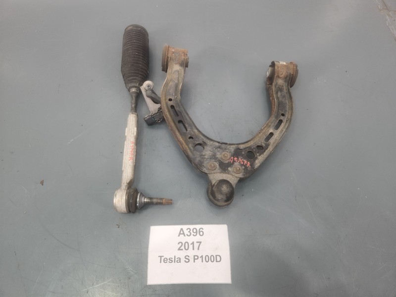 ✅ 12-20 OEM Tesla Model S Front Right Passenger Upper Control Arm Tie Rod SET