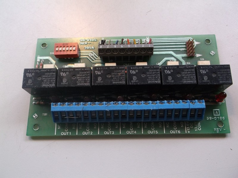 HED Cor Relay Output Board 105A 59-0106 *FREE SHIPPING*