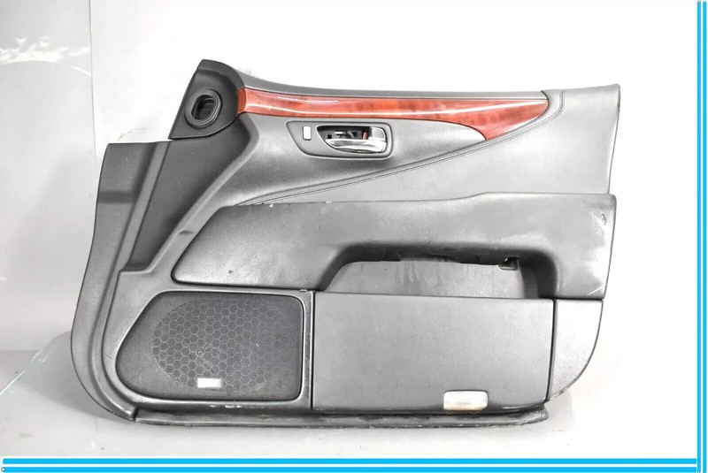 07-09 Lexus LS460 Front Right Passenger Side Interior Door Panel Trim Black OEM