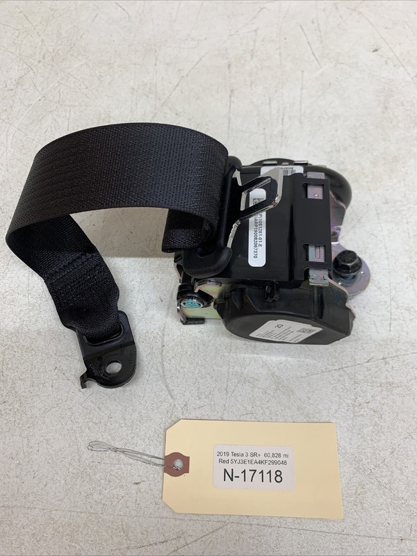 ⚡️17-22 TESLA MODEL 3 REAR LEFT RIGHT SEAT BELT RETRACTOR 1081281-01-E 17188 B15