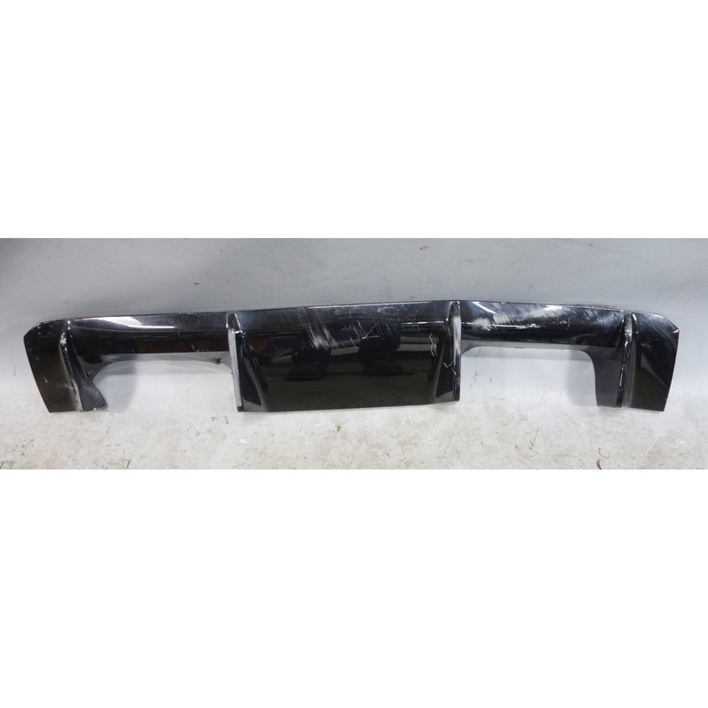 Damaged 21-25 BMW G80 M3 Rear Diffuser Lower Bumper Trim Gloss Black OEM