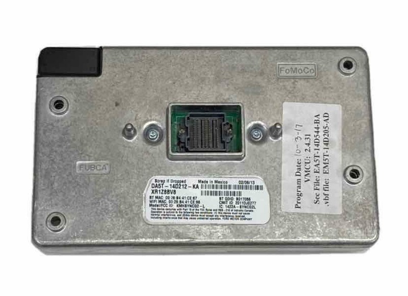14 FORD FUSION VOICE RECOGNITION SYNC MODULE ASSY OEM DG1T14F239BR DA5T14D212KA