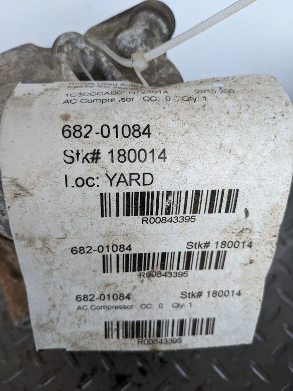 AC Compressor Fits 14-23 CHEROKEE 843395