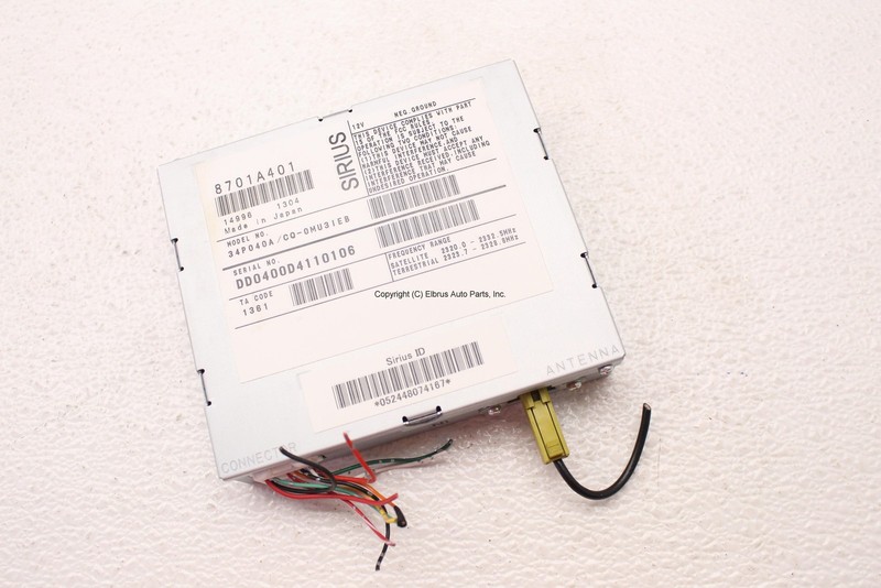 MITSUBISHI OUTLANDER GT 2014 RADIO SIRIUS SATELLITE RECEIVER MODULE 8701A401 OEM