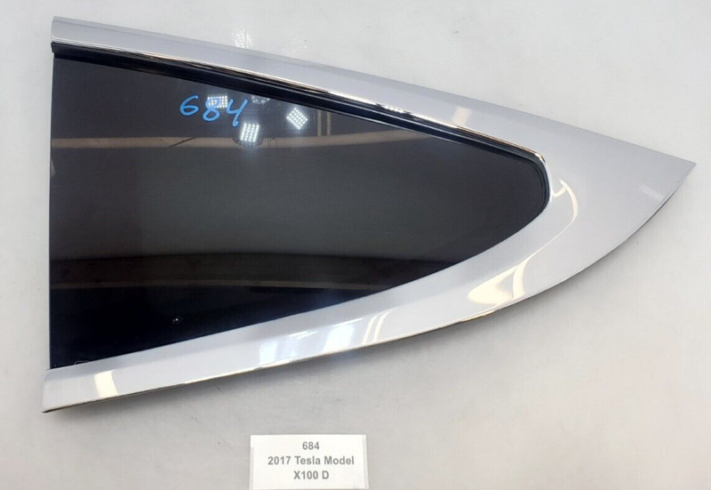 ✅ 16-20 OEM Tesla Model X Rear Left Driver Side Quarter Window Glass Tint