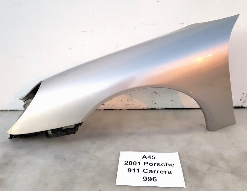 ✅ 97-04 OEM Porsche Carrera 911 Boxster Front Driver Side Fender Panel Silver