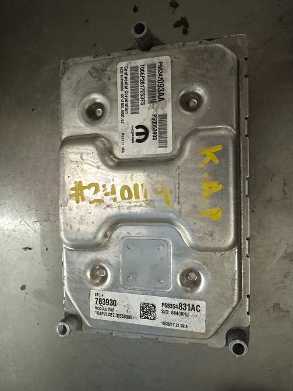 18 JEEP CHEROKEE OEM 2.4 ENGINE COMPUTER MODULE PCM ECU 68342093AA