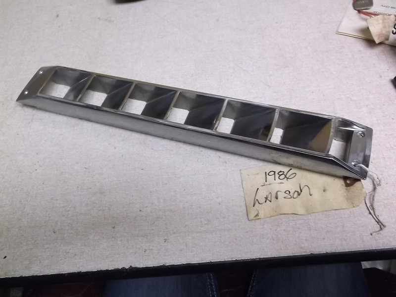 1986 Larson Boat Chrome Bezel Trim Plate Cover 1496B *FREE SHIPPING*