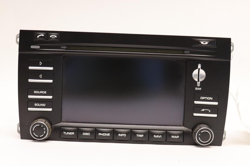 2009 PORSCHE CAYENNE CD RADIO CHANGER GPS NAVIGATION DISPLAY SCREEN RECEIVER OEM