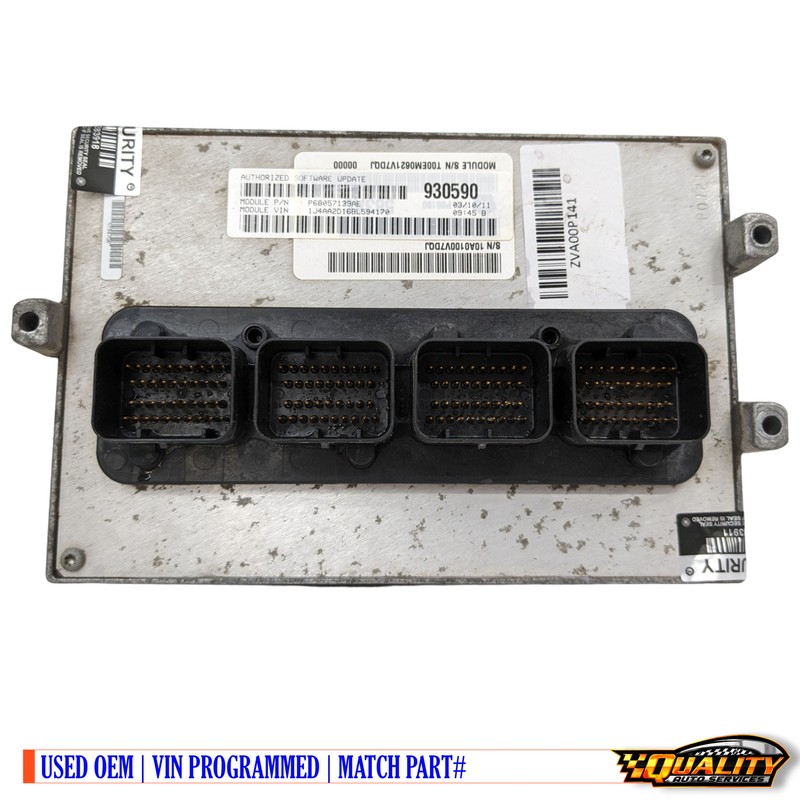 Engine Computer PROGRAMMED Plug&Play 2011 Jeep Wrangler 68057139Ae 3.8L Pcm