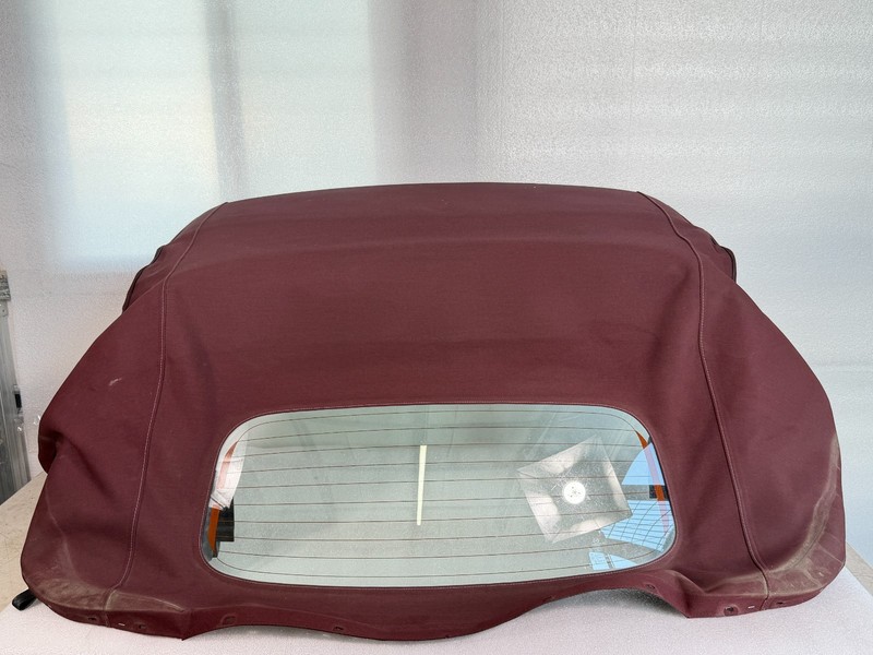 16-25 Mazda Miata MX5 MX-5 OEM Genuine Cloth Burgundy Red Convertible Soft Top