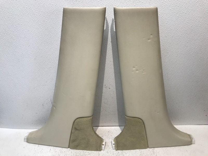 01-03 LEXUS LS430 UCF30 SET OF 2 CENTER B PILLAR LOWER TRIM COVER PANEL LH05 Tan