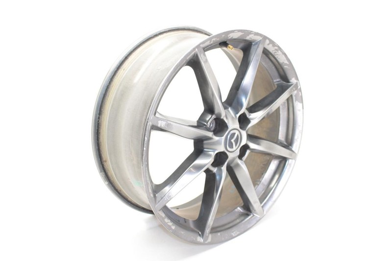 16-23 Mazda MX-5 Miata ND 17x7 Inch 8 Spoke Polished Aluminum Wheel Assembly
