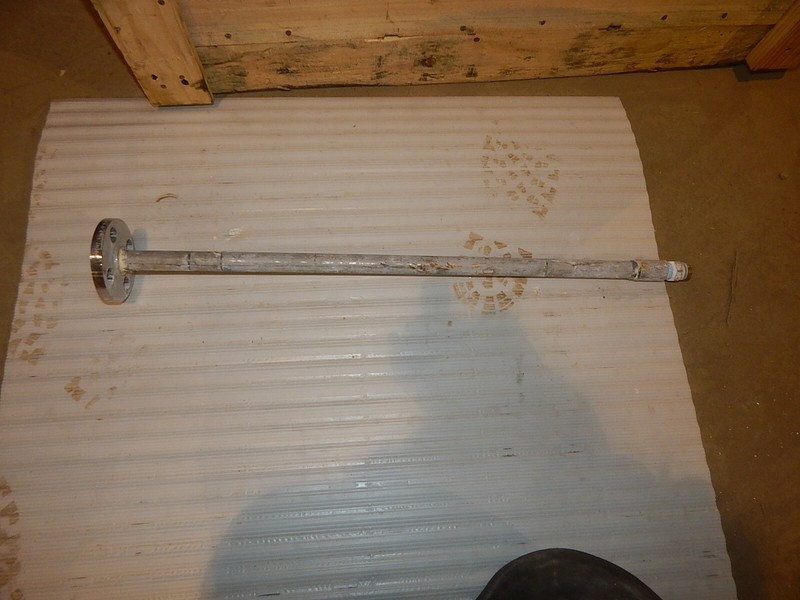 HF 1/2" THRF 150lbs F316/316L A /SA 182 B16.5 4589 Flange/Shaft Assembly